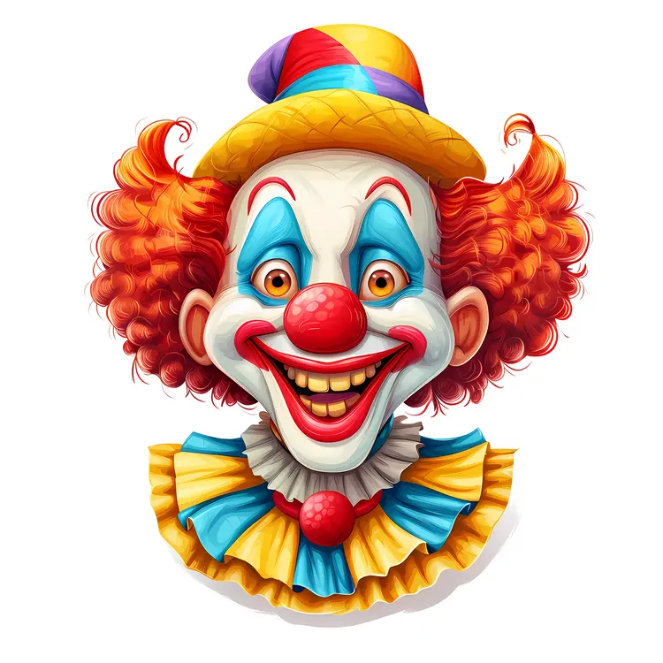 Happy Clown Illustration