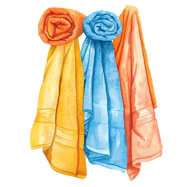 Colorful Towels for Household Use