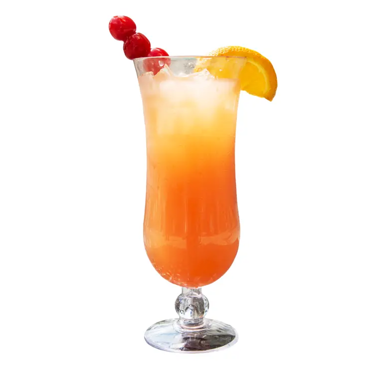 Refreshing Cocktail with Fruit Garnish