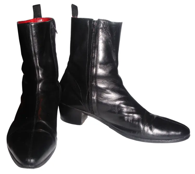 Stylish Black Leather Boots