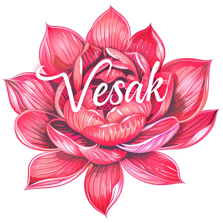 Pink Lotus Flower for Vesak Celebration
