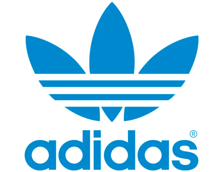 Blue Adidas Logo