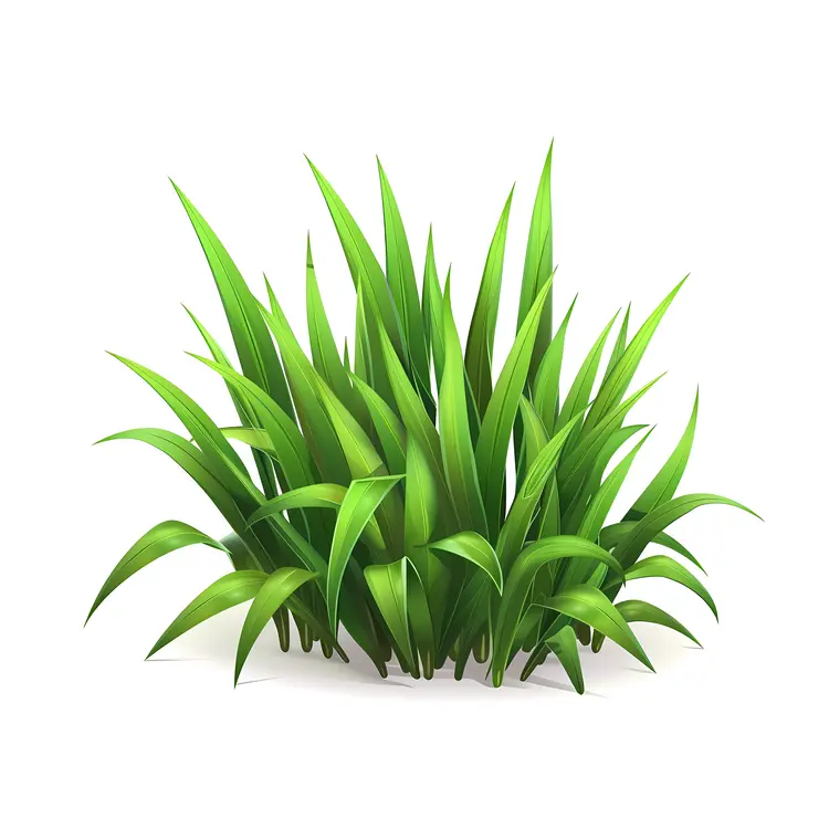 Green Grass Plant Illustration