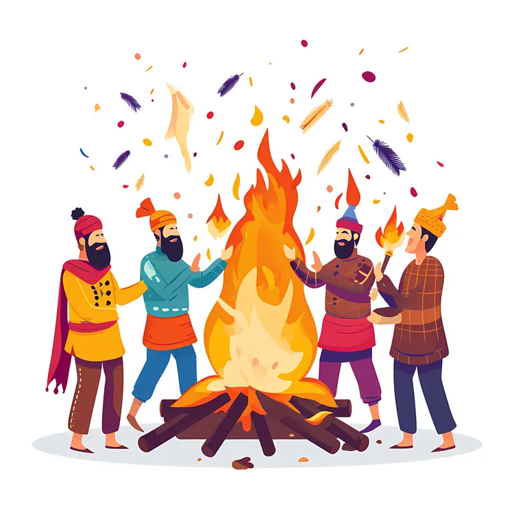 Lohri Celebration with Bonfire