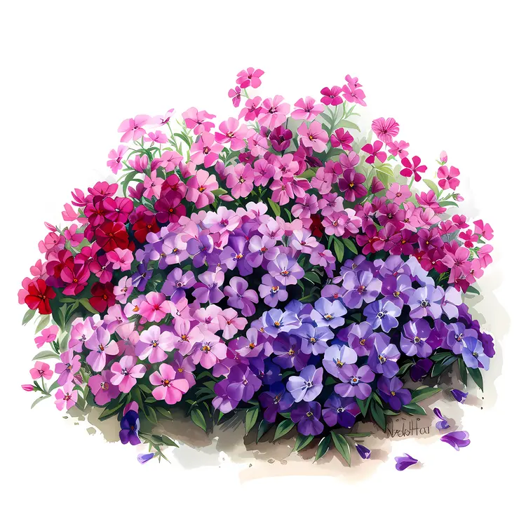Pink and Purple Flowers in Bloom