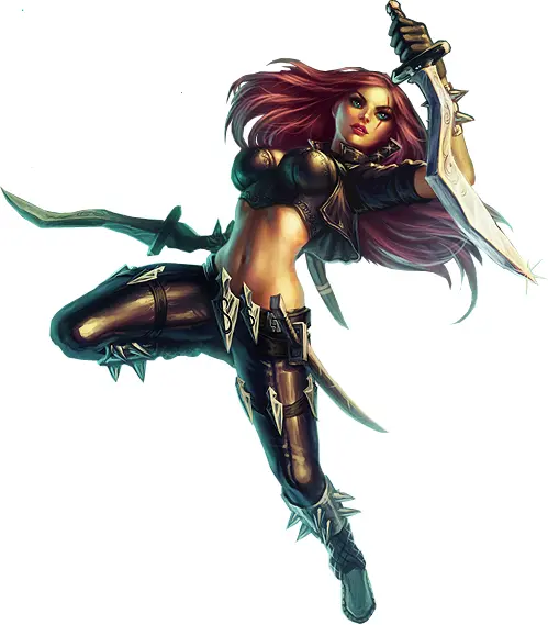 Dynamic Female Warrior in Action
