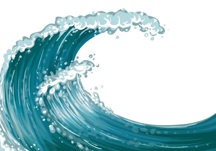 Powerful Ocean Wave