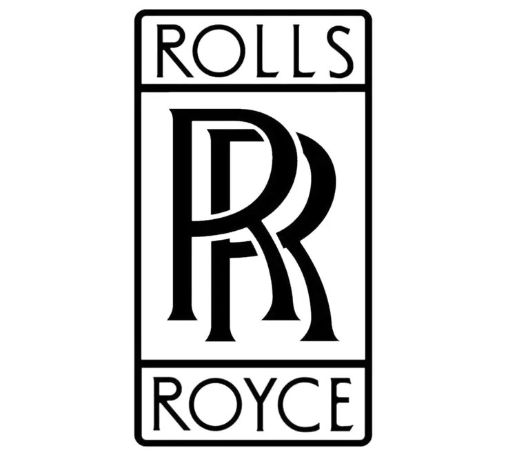Black Rolls Royce Logo