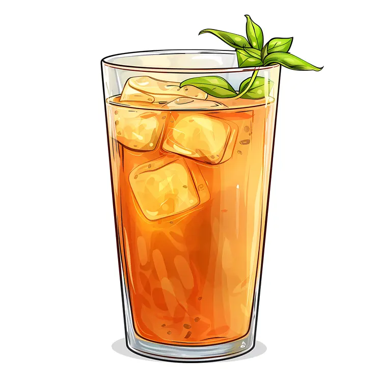 Refreshing Iced Tea with Basil