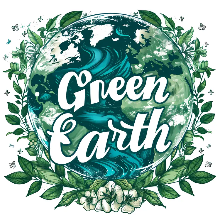 Green Earth Concept Illustration