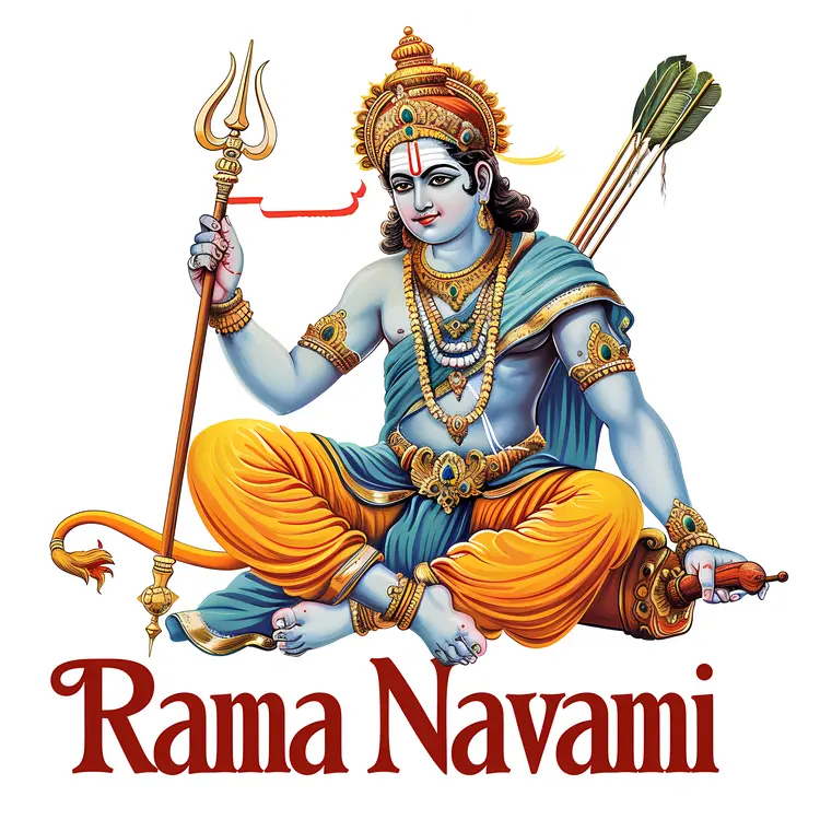 Rama Navami Festival Illustration