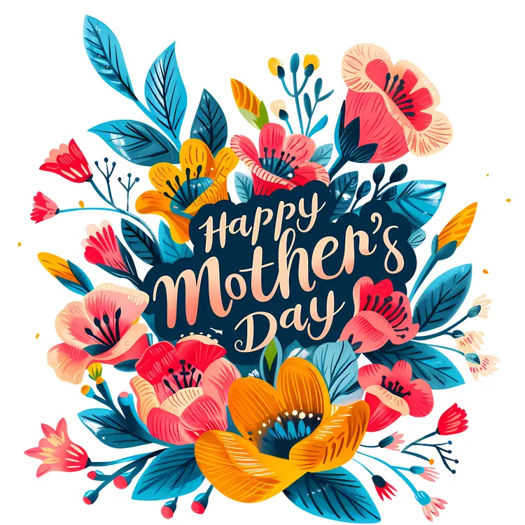 Happy Mother's Day Floral Greeting