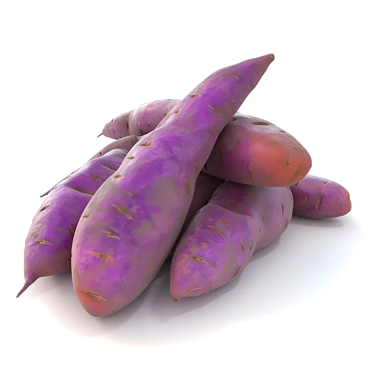 Fresh Purple Sweet Potatoes