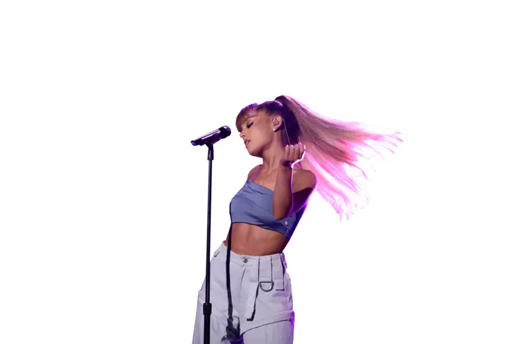 Woman Singing on Stage