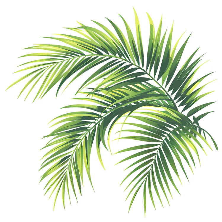 Green Palm Leaves