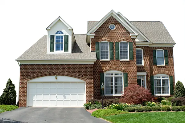 Beautiful Brick House with Green Shutters