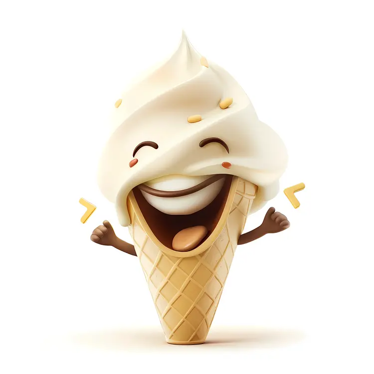 Happy Ice Cream Cone