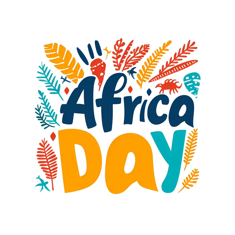 Festive Africa Day Illustration