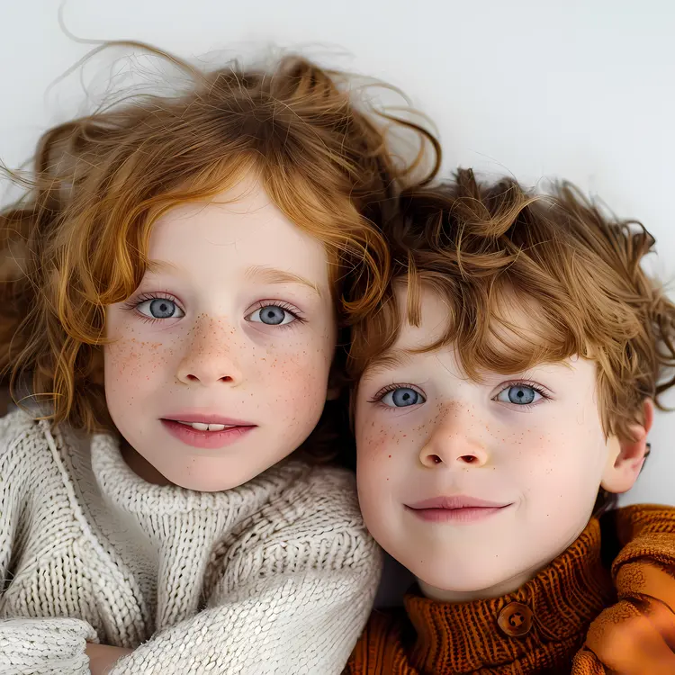 Smiling Siblings