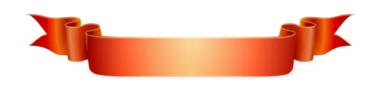 Orange Decorative Ribbon