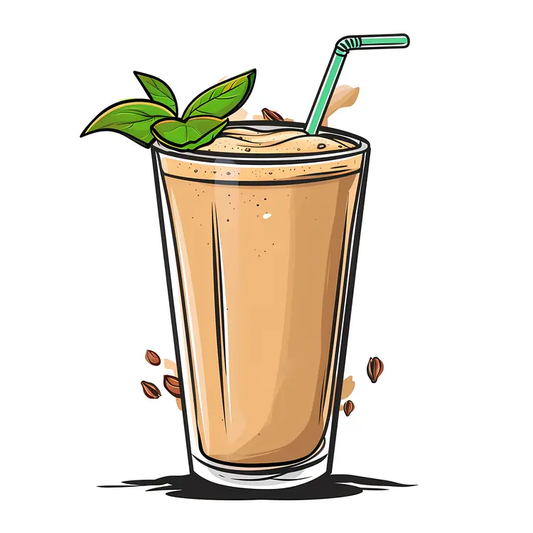 Refreshing Coffee Smoothie with Mint