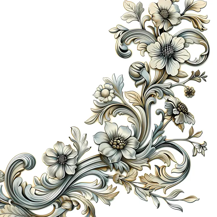 Elegant Floral Design in Neutral Tones