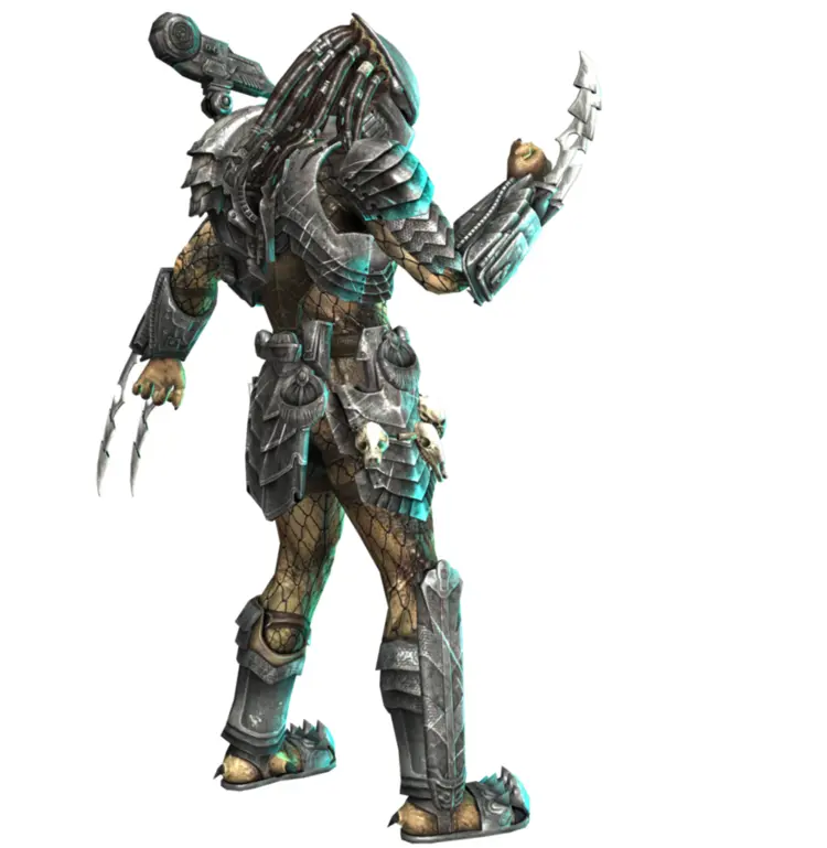 Predator Character in Armor Illustration