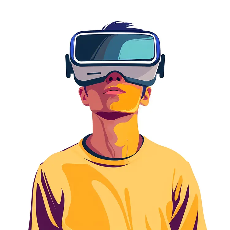 Person Experiencing Virtual Reality