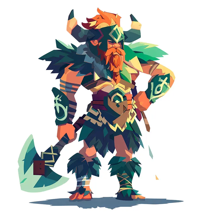 Viking Warrior with Axe