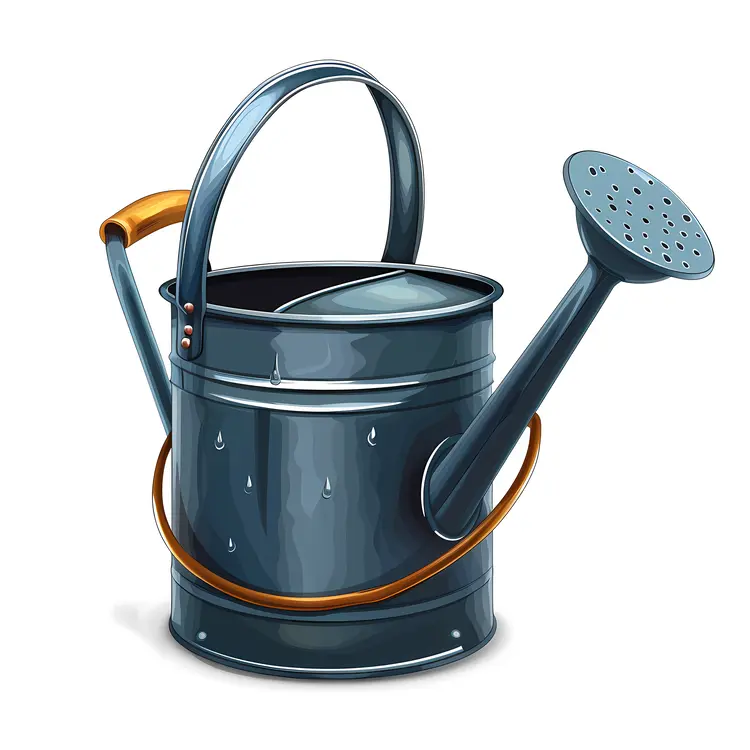 Dark Blue Watering Can