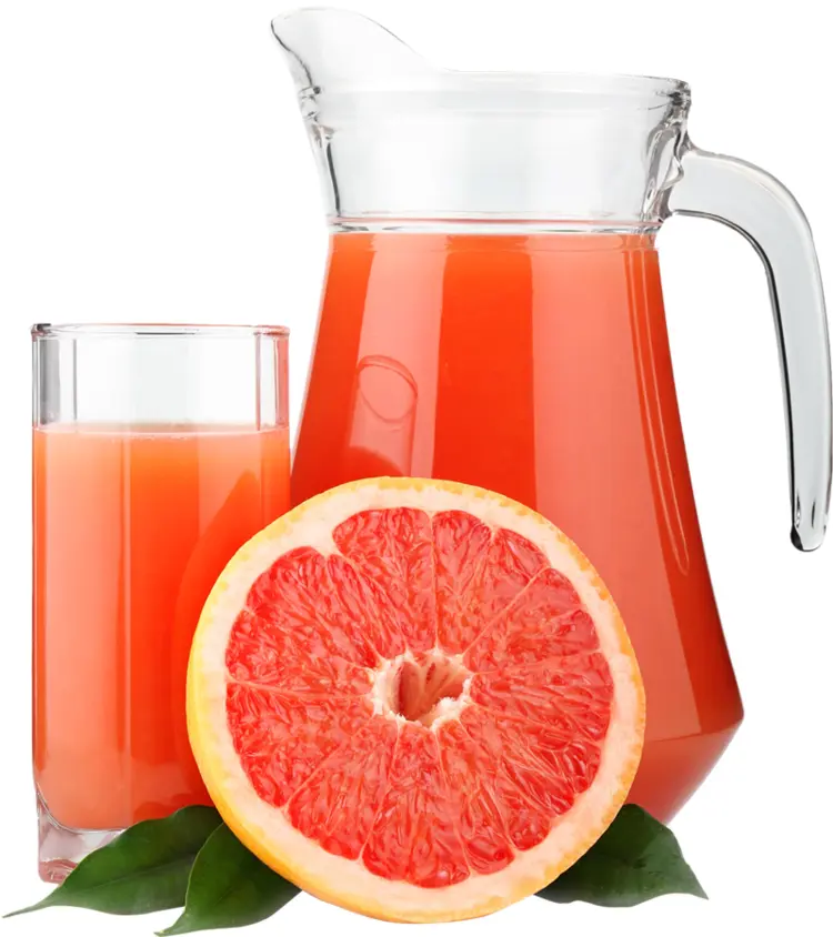 Fresh Grapefruit Juice in a Pitcher