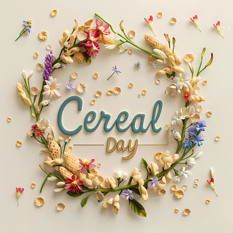 Wreath Cereal Day Celebration
