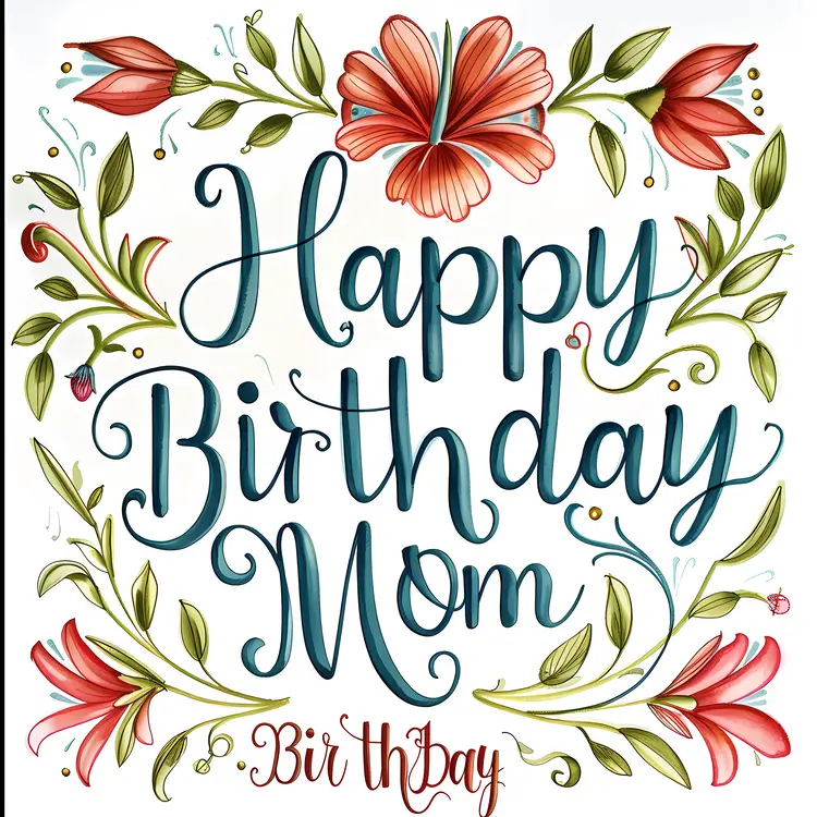 Happy Birthday Mom Greeting