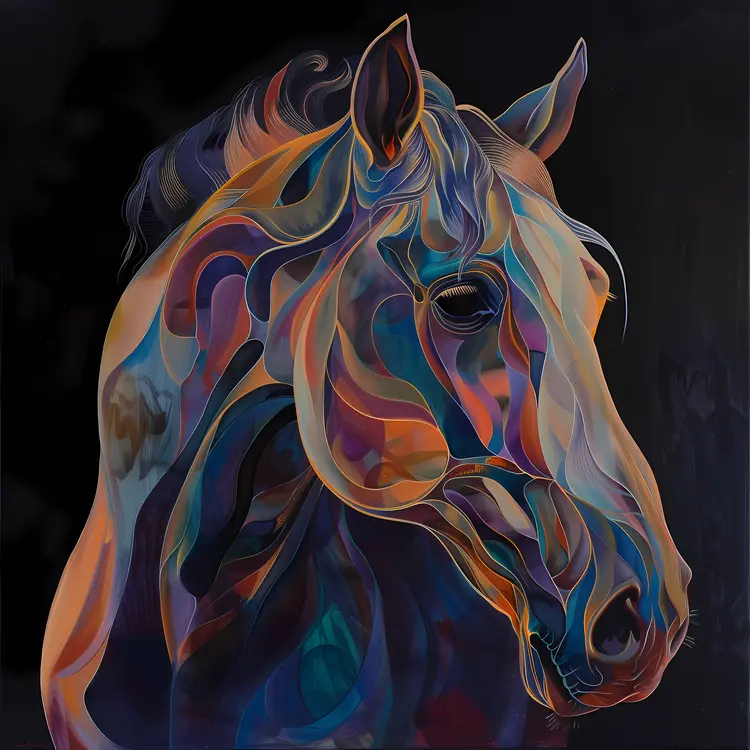 Colorful Horse