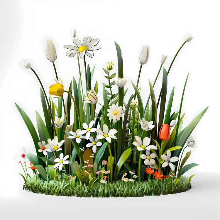 Spring Flowers in Bloom