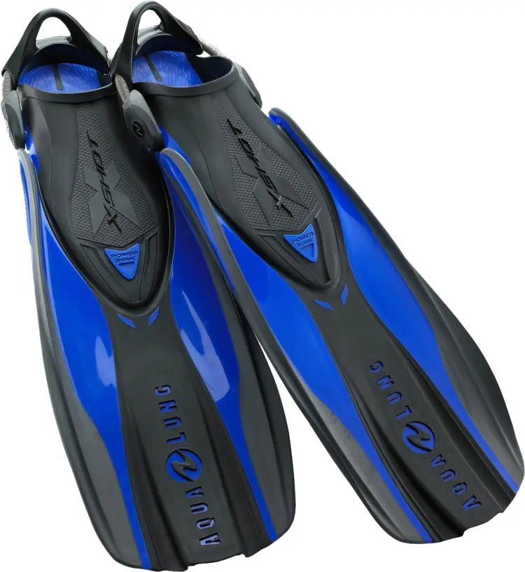 Blue Diving Fins for Underwater Adventures