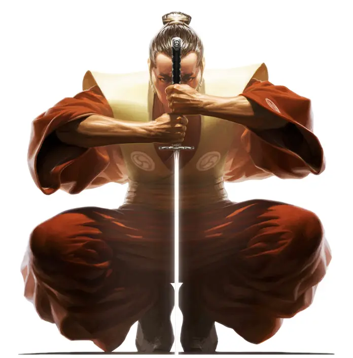 Samurai in Meditation