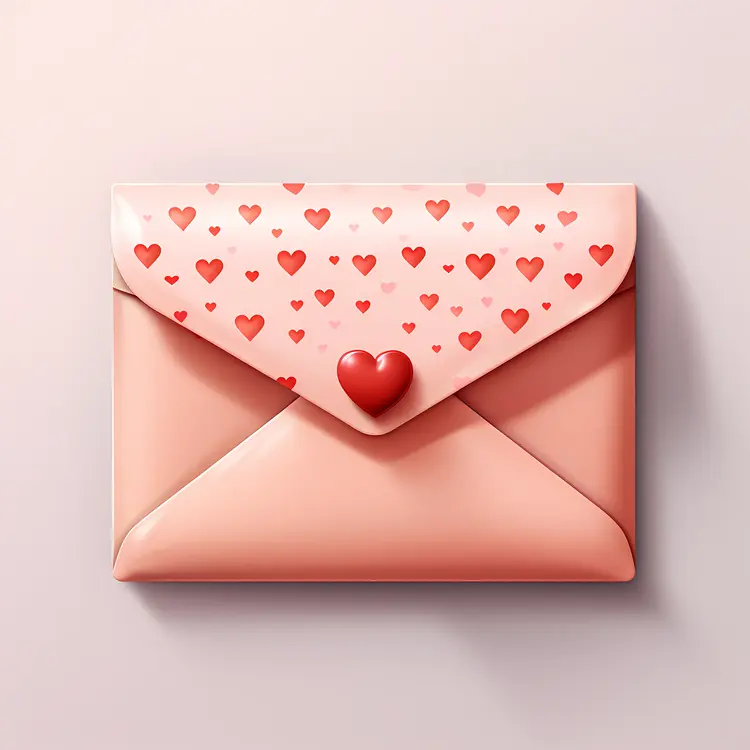 Heart Envelope for Valentine's Day