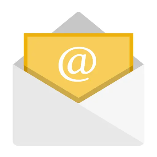 Yellow Email Envelope Icon