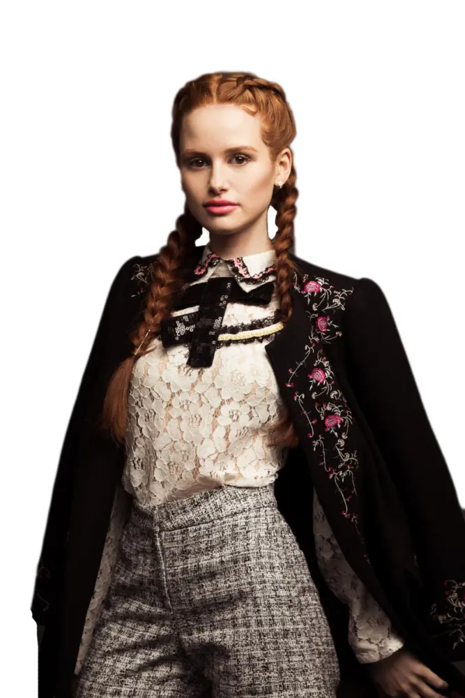 Fashionable Woman with Braids
