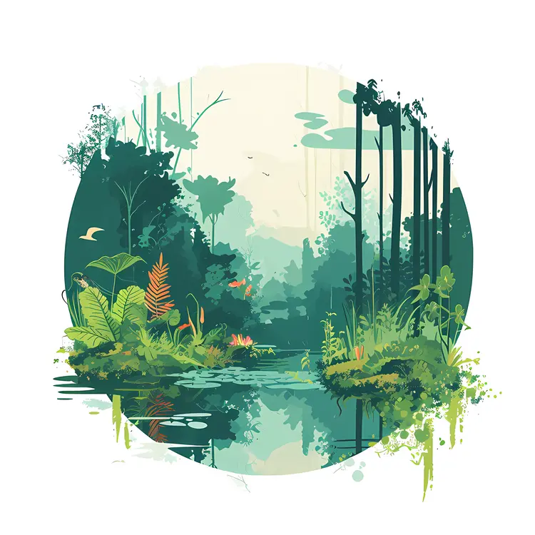 Lush Forest Landscape