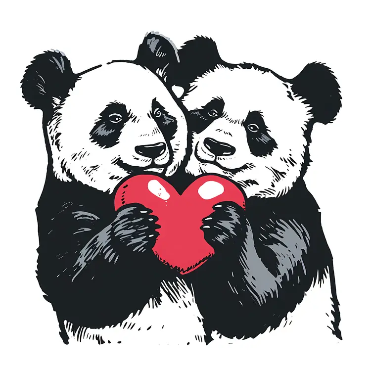 Pandas with Heart