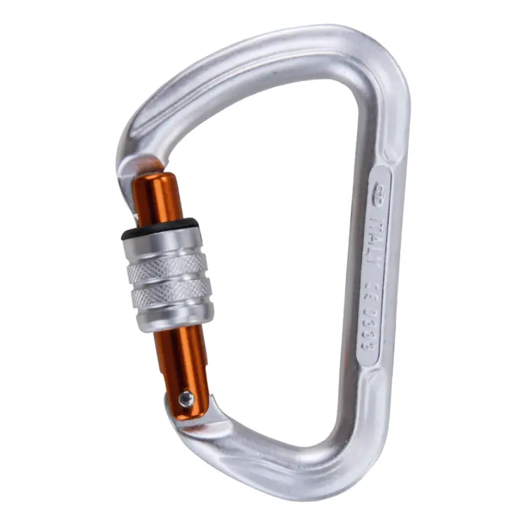 Silver Metal Carabiner for Climbing