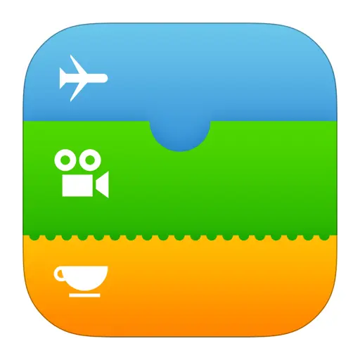 Travel and Entertainment Icons in App Style