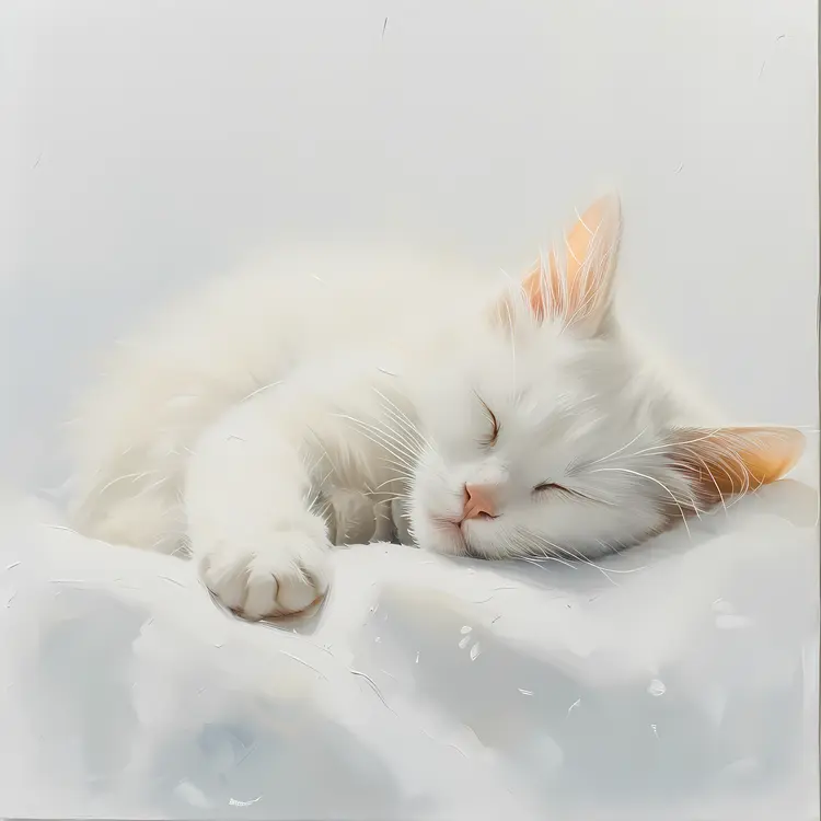 Cat Sleeping Peacefully