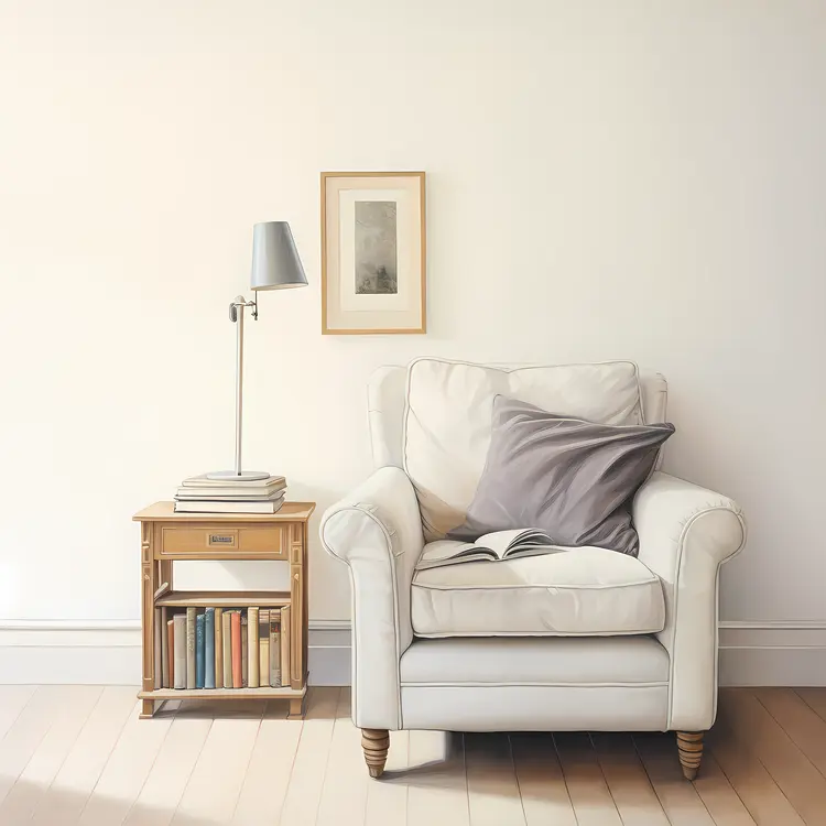 Cozy Reading Nook with Armchair