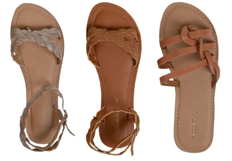 Braided Strap Sandals in Various Colors