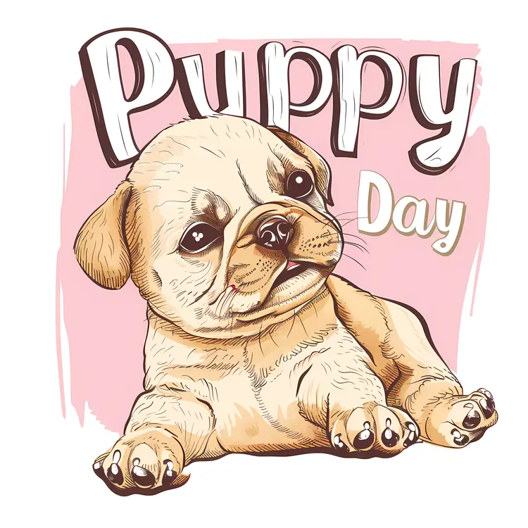 Cute Puppy for Puppy Day