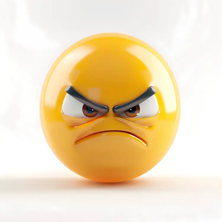 Angry Emoji Face Expression