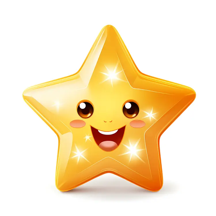 Smiling Yellow Star
